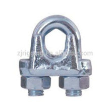 Malleable wire rope clip with TYPE A